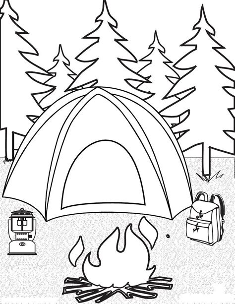 Free Printable Camping